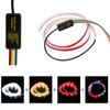 Signal Lamp Dynamic Streamer Brake Turn Signal Car LED Strip Lighting Rear Trunk Tail Light 1.2m Reverse Warning Light 12V