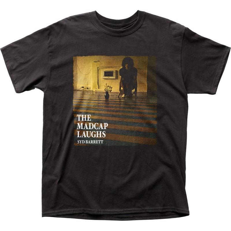 Syd Barrett Madcap Laughs Unisex T-Shirt Music Classic Concert Rock Band Tee Black S