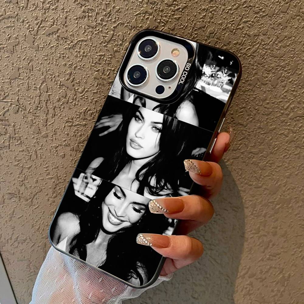 Megan F-Fox Vintage Beauty Phone Cases For IPhone 17 16 15 14 13 12 11 Plus Pro Max Colorful Case