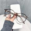 New Unisex Round Frame Glasses For Men Women  Anti-Blue Light Luxury Brand Green Leopard Optical Computer Reading Glasses