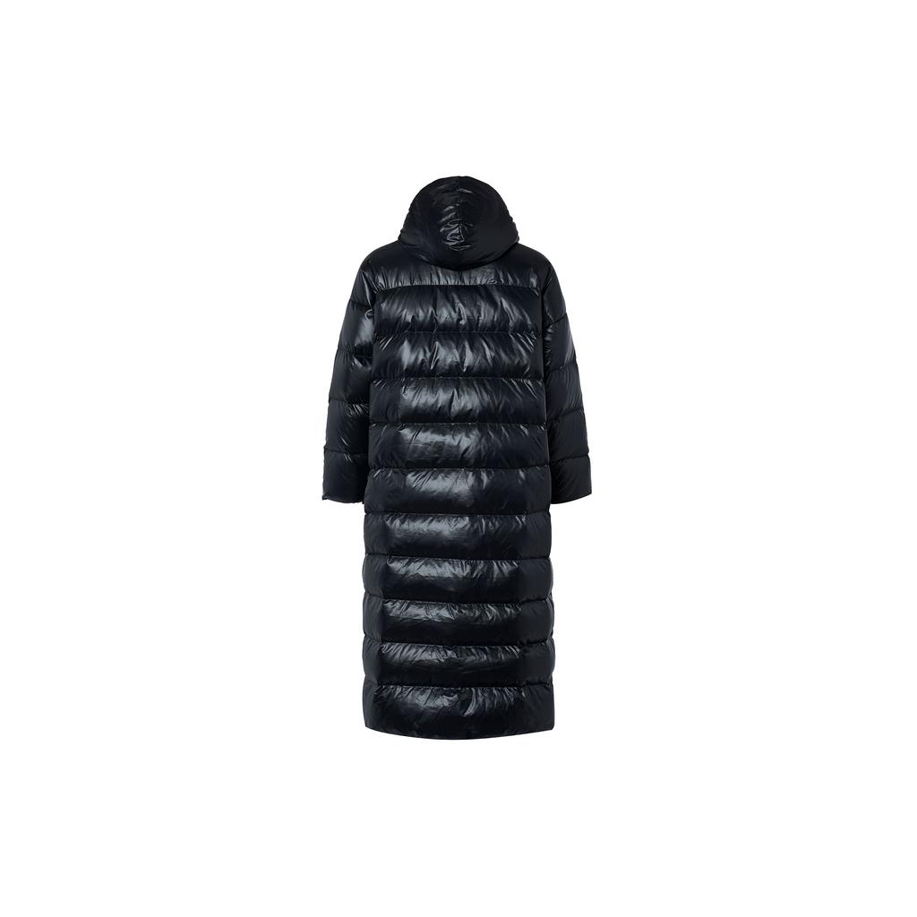 Nike Outdoor Long Hooded Down Jacket Winter Women Jacket Black CU5820-010