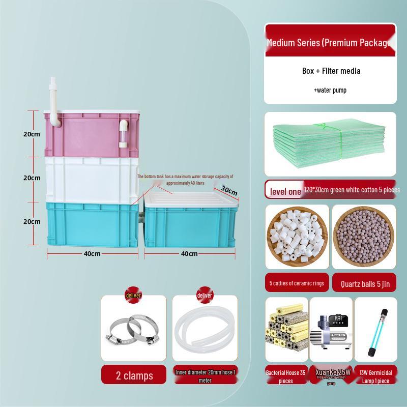 DIY Fish Tank Trickle Filter: Modular Dry-Wet Separation Box for Bottom Filtration