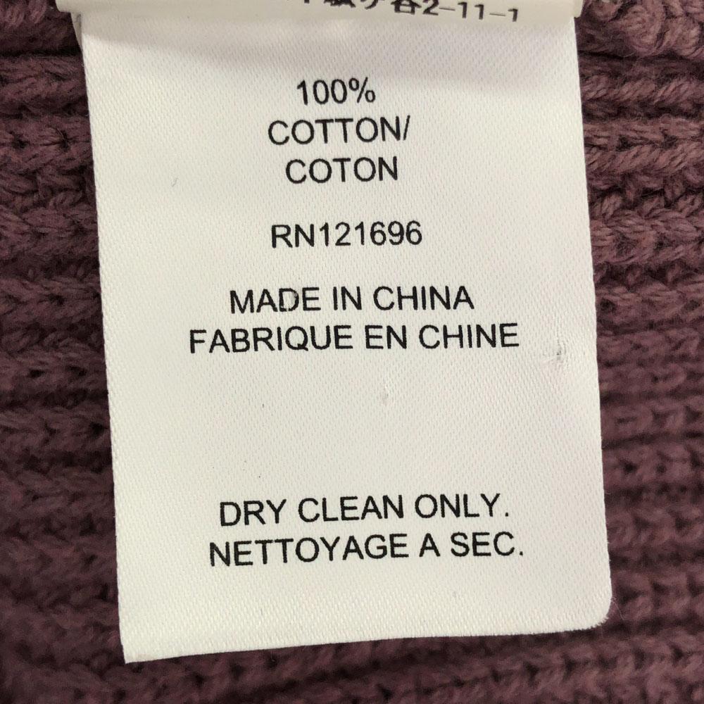 DEMYLEE Long sleeve cotton knit S smoke pink sweater Women Used