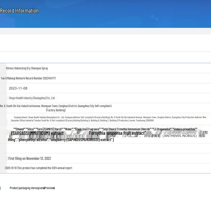 Vithair Gardenia Tea Volumizing Dry Shampoo