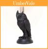 Spooky Owl And Raven Resin Candle Holder For Halloween Tabletop Decorations