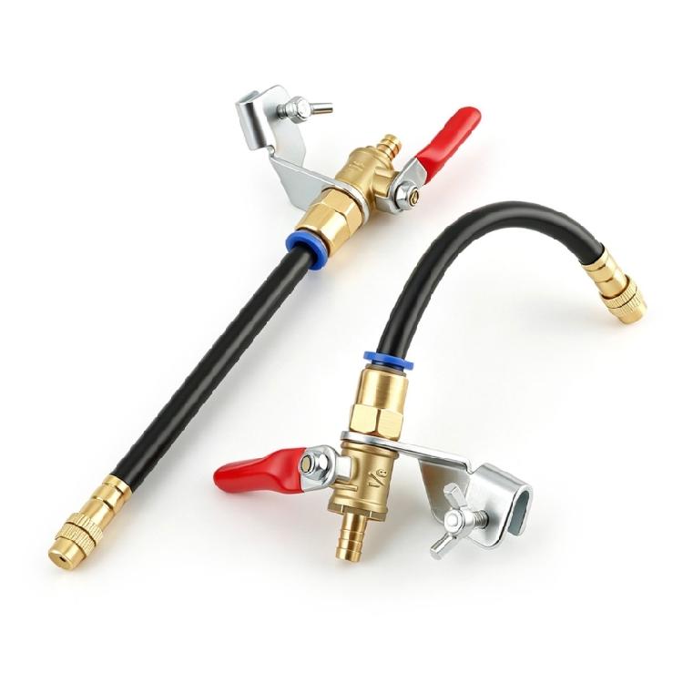 Metal Body Water Sprinkler Nozzle Attachment for Cutting Machine Work, Wet Cutting Dust Reduction Part for Concrete and Metal Cutting Tasks