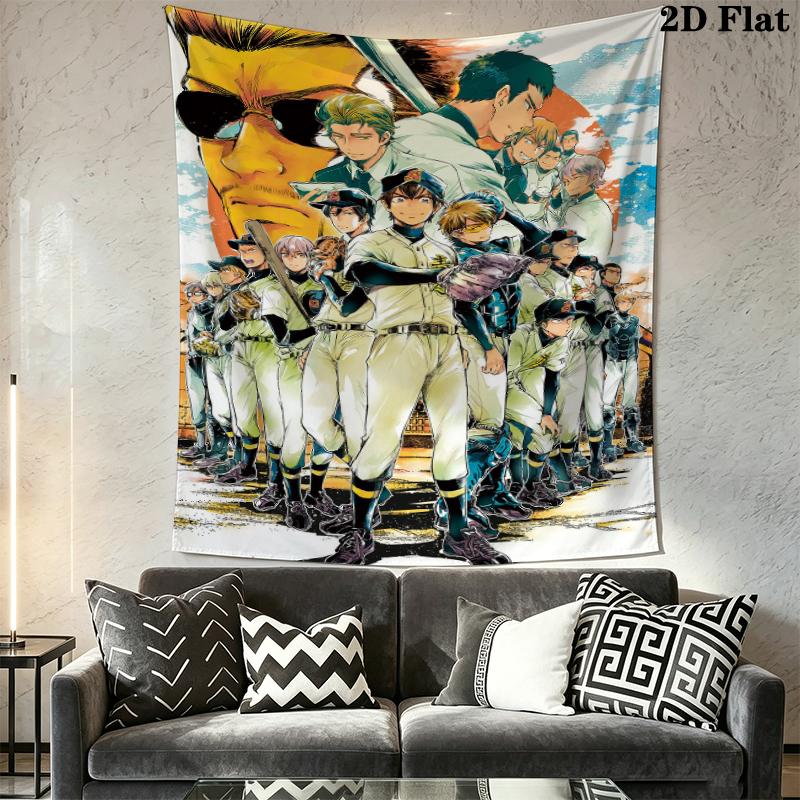 Ace of Diamond Wall Tapestry Aesthetic Wall Hanging Printed Fabric Blanket Decorative Tapestries for Bedroom Living Room Home Decor