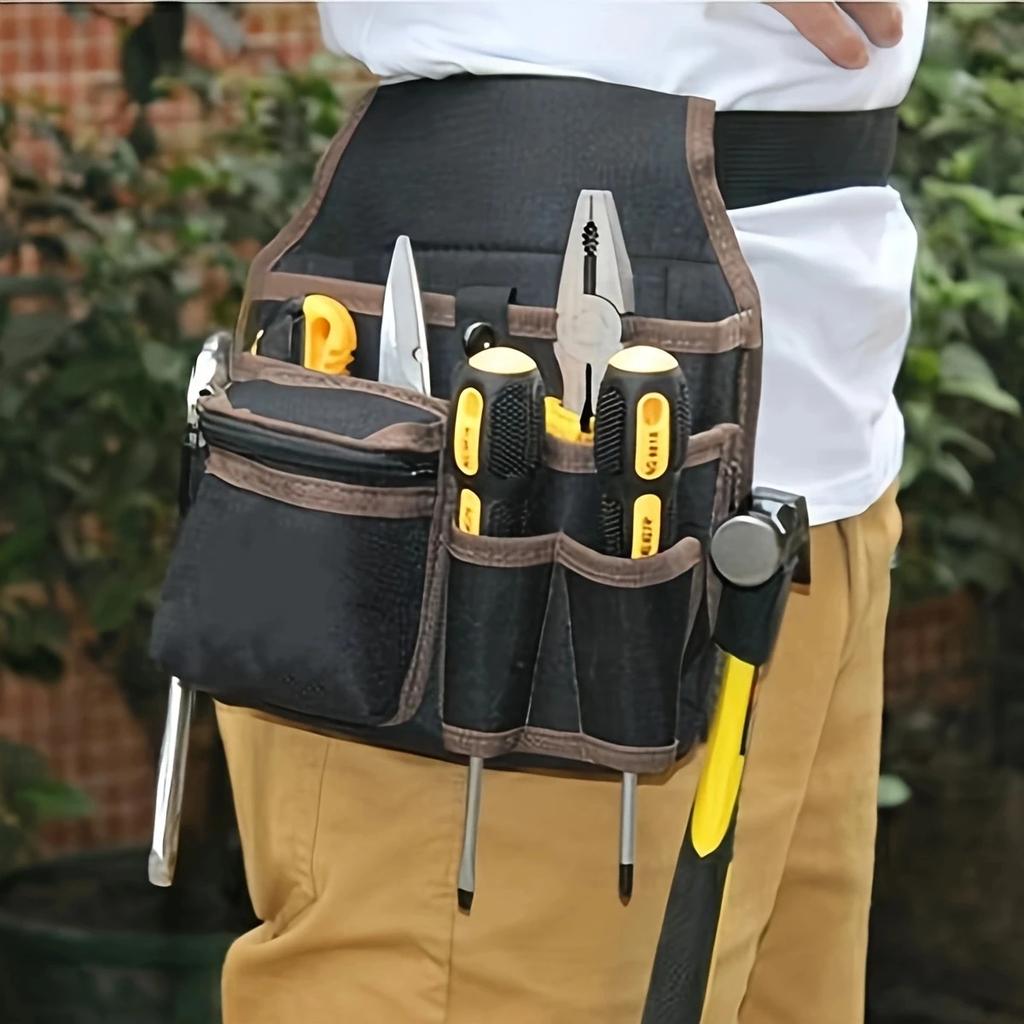 Hardware and electrician's tool bag, multi-functional waist bag, maintenance bag, electrician's waist pack.
