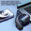 180° Rotating Hifi Stereo Waterproof Wireless Bluetooth Air Conduction Earphone Single Earhook Wear Noise Reduction Earbud With