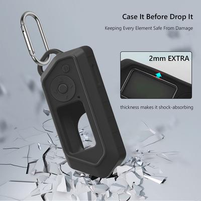 Silicone Soft Protector Case for Flipper Zero Shockproof Sleeve with Hanging Buckle Anti Scratch Design