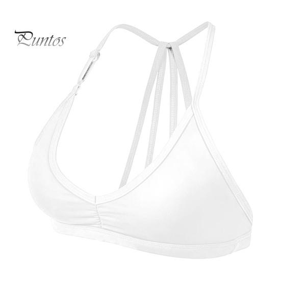 

Женский спортивный бюстгальтер со съемными бретельками, беспроводной, с бретельками, спинка-борцовка, лифчик для йоги и фитнеса, быстросохнущий, без косточек, укороченный топ для тренировок в спортзале L белый