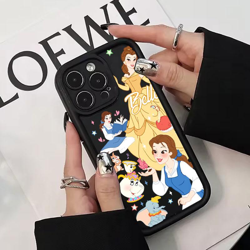 Princess Mermaid Silicon Case For Apple iPhone 17E 15 16 14 13 12 11 17 Pro Max 17 Air 16 Plus 16E Phone Protective Cover