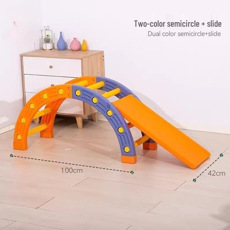 WEZHO Детский набор для сенсорных тренировок: балансировочная балка и горка