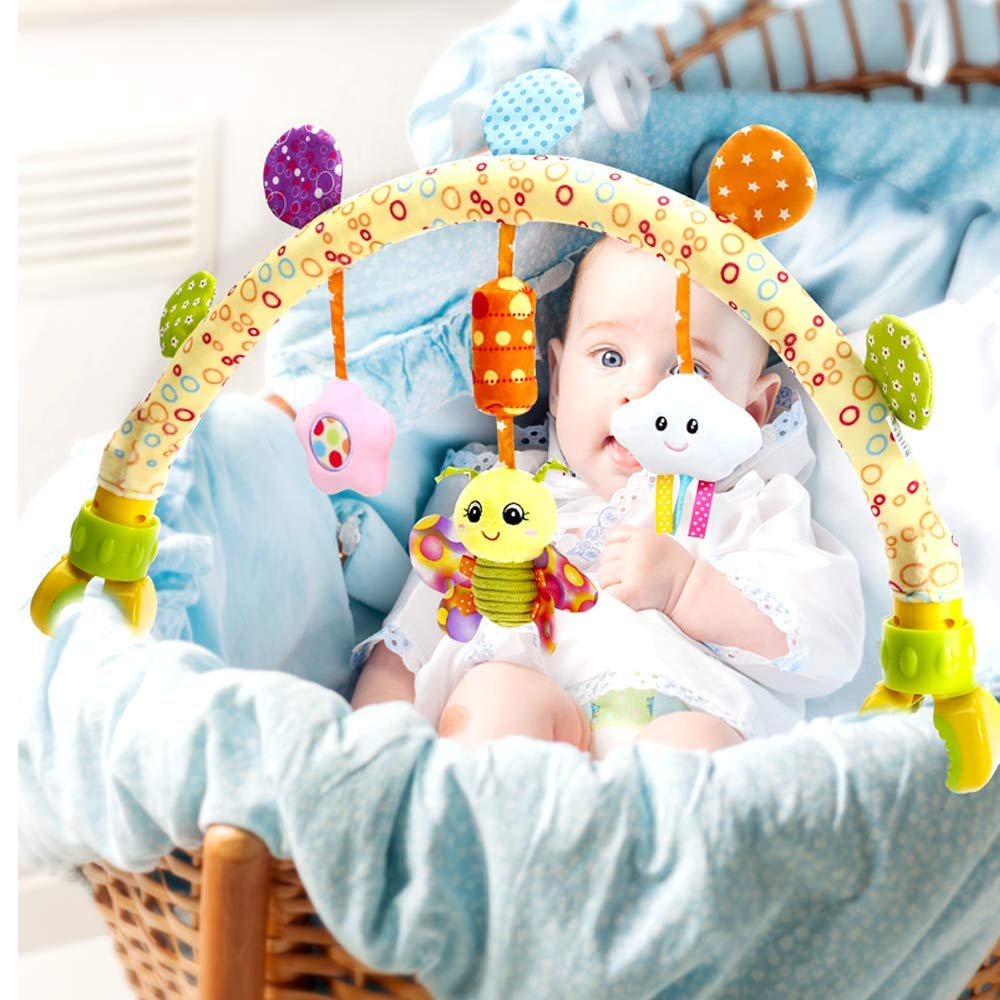 Hanging Toy for Bouncer Perfect as an Crib Toy to Develop Sensory and Motor Skills (Butterfly) - Indoor/Outdoor Baby's