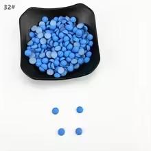 6-12mm Semi Circular Acrylic Flatback Plastic Beads Matte Multi-color Customizable Color Clothing Accessories Beads