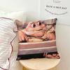 Baby Sinclair The Dinosaurs Square Cushion Cover Soft Cushion Cases for Farmhouse Sofa Decor Home Decorations and Protector