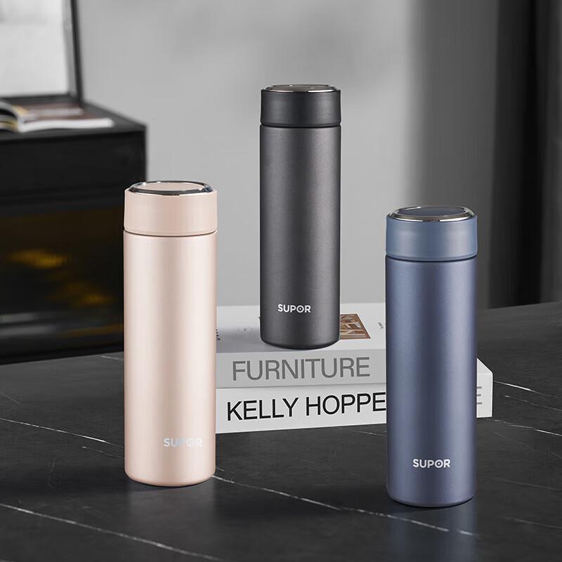Supor 316L Stainless Steel Portable Vacuum Mug