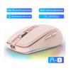 2.4G Dual-mode Bluetooth 5.1 Wireless Mouse ABS Mute Computer MOUSE2400dpi