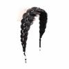 Pearl Adjustable Fishtail Braid Headband Easy Wig Headband  Suitable for Daily and Casual Wear