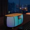 Multi Bluetooth Lautsprecher Kabelloses Schnellladepad Ständer Für Heimstereo Lautsprecher Subwoofer RGB Nachtlicht Atmosphärenlampe