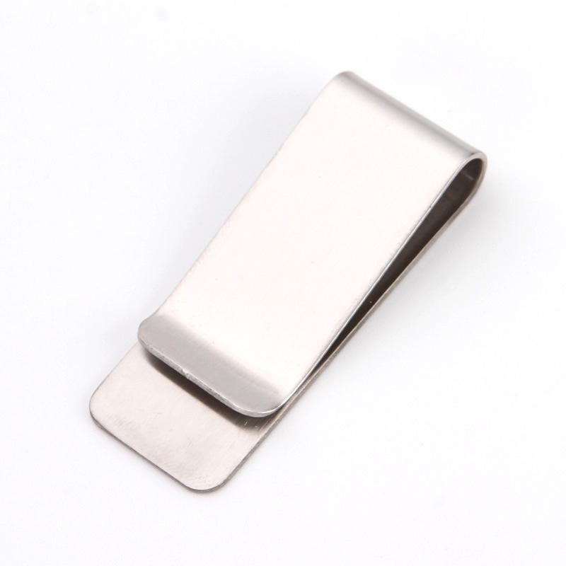 

Мужской мини-кошелек из нержавеющей стали и зажим для денег: Компактный EDC держатель для карт, монет и купюр