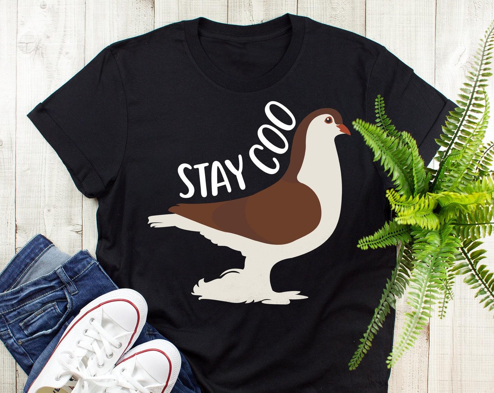 Lahore Pigeon Shirt, , , Funny Bird Lover Gift, Cute Fancy Pigeon Breed T-shirt, Dove Tshirt, Pet Tee, Tops, Stay Coo, Animal Pun 140