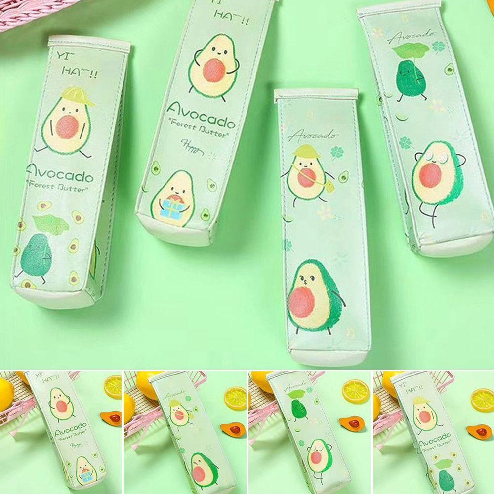 

PU Creative Large-capacity Avocado Milk Box Styling Pencil Bag Stationery Box Fashion Pencil Case