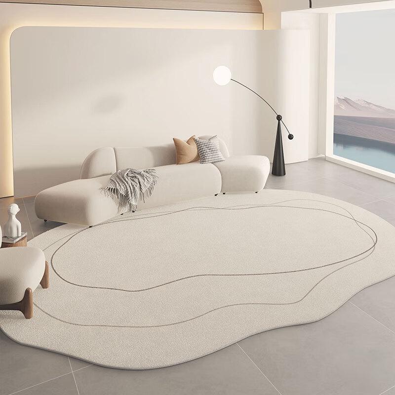 Irregular Easy-Care Living Room Area Rug