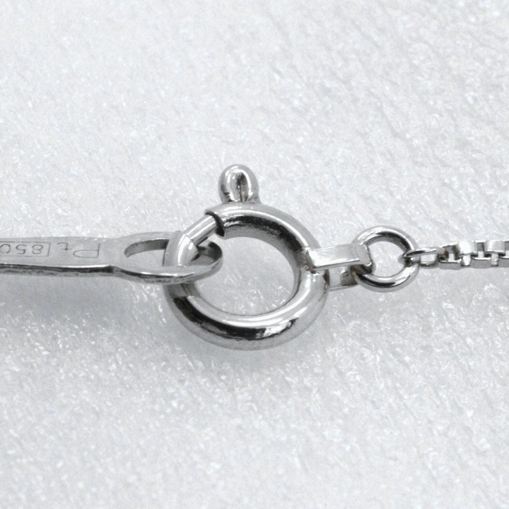 Necklace Pt850Platinum/diamond/Pt900Platinum 3.0g Women Used