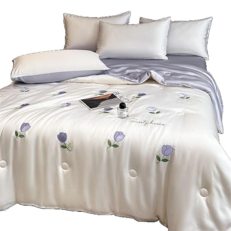 LISM Eisseide Sommerdecke 4-teiliges Set