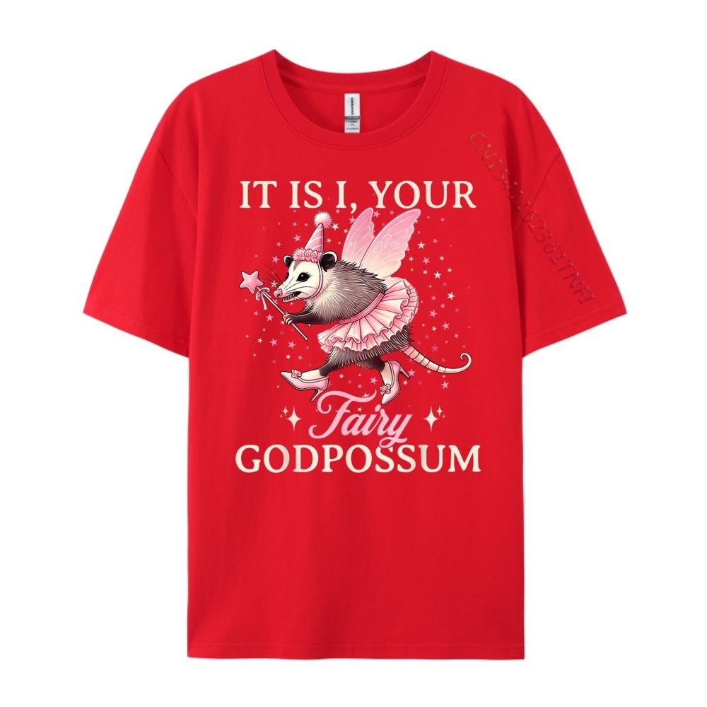 It Is I Your Fairy Godpossum Funny Opossum Spirit Animal Mens Clothing 2025 Mens Shirts Cinco de Mayo S