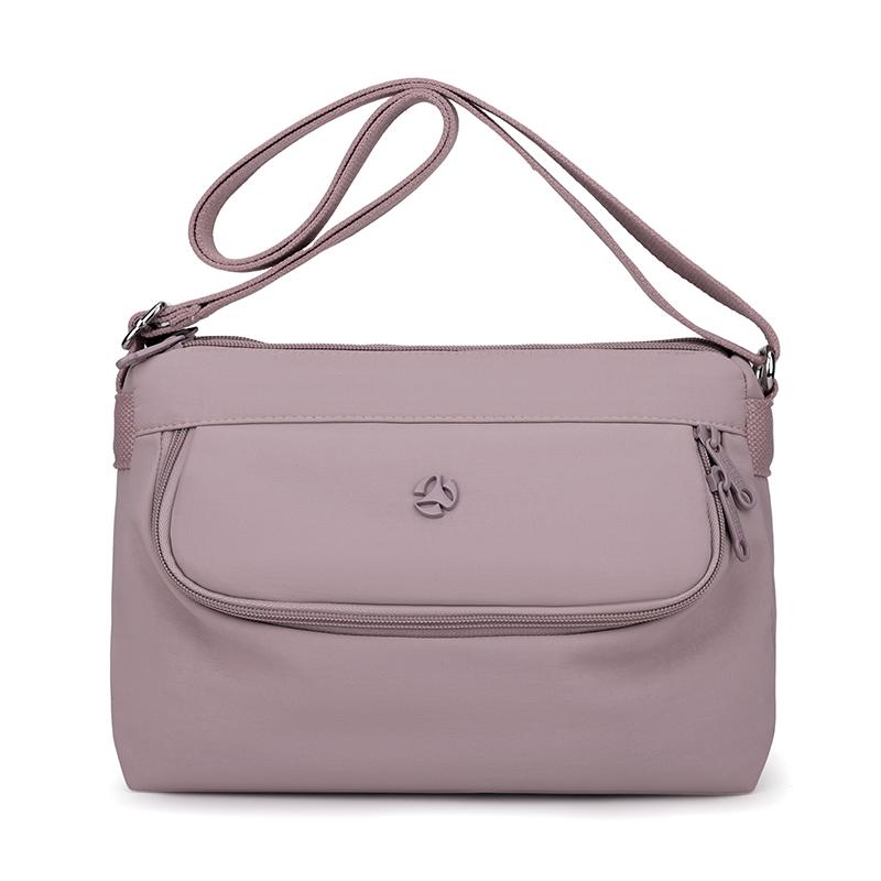 Lightweight Multi-Layer Crossbody Bag Women's Waterproof Nylon Bag Large Capacity Commuter Mother Bag