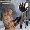 Winter Gloves for Women Thermal Fleece Cycling Gloves Cold Resistant Waterproof Mittens for Outdoor Running Skiing and Biking