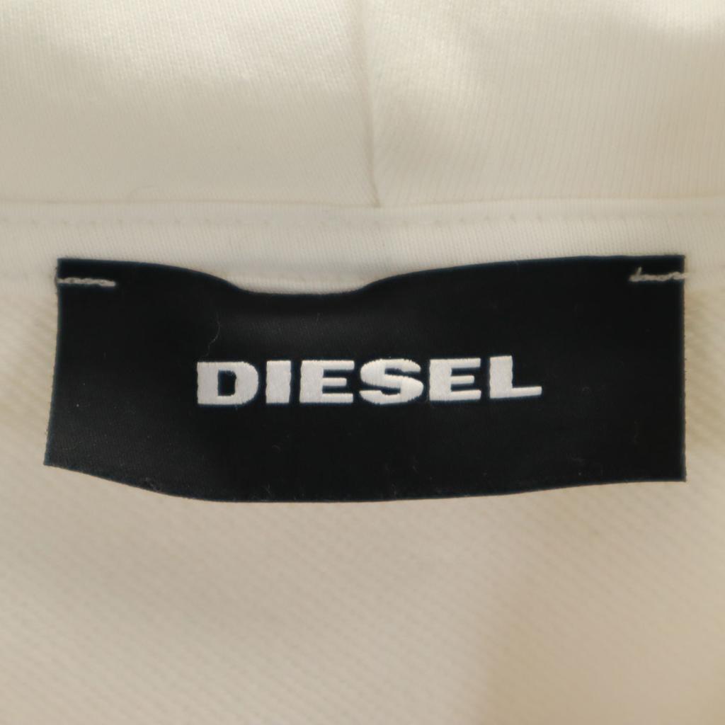 Diesel Long Sleeve Sweatshirts S White Pullover Men's Used
