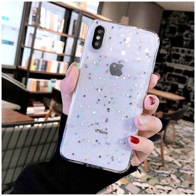 Buy Bling Star Glitter Soft TPU Phone Case For iphone 11 Pro XS Max XR ...