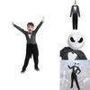 Jack Skellington Cosplay Costume Halloween Party Outfit For Boys