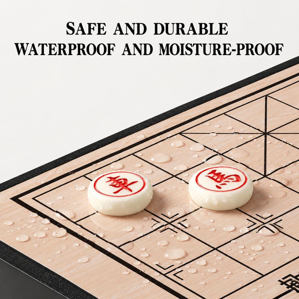 Faltbares Xiangqi Strategie Brettspiel Set Tragbares Chinesisches Schach Set Büro