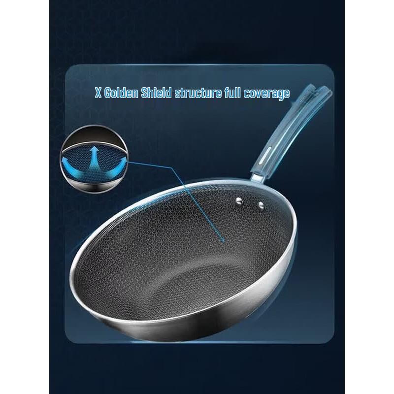

SUPOR X-Crystal Shield Stainless Steel Wok