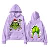Women's Casual Christmas Letter Print Hoodie with Pockets
