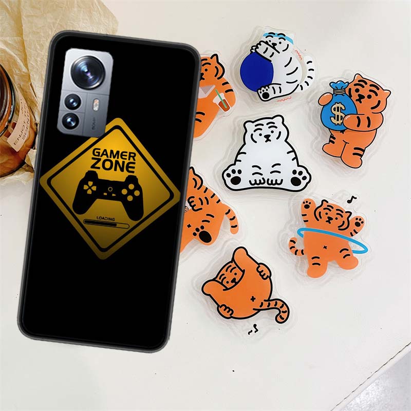 Gamer zone traffic sign Game handle Phone Case For Xiaomi Poco X7 X6 M8 M7 M6 M4 M3 X4 Pro F7 Ultra M5S Mi 14 14T 15 15T 12T 10T