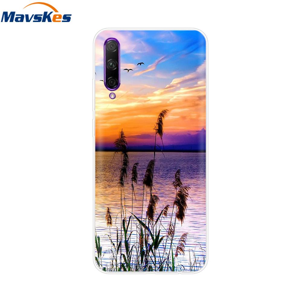 For Huawei P Smart Pro Case Cute Candy Painted Cover Soft Silicone Phone Case For Huawei P Smart Pro 2019 Cover Coque Bumper
