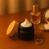 5x Glass Jars BLACK MATT 10g for Cream Balm Cosmetics Glass Jar