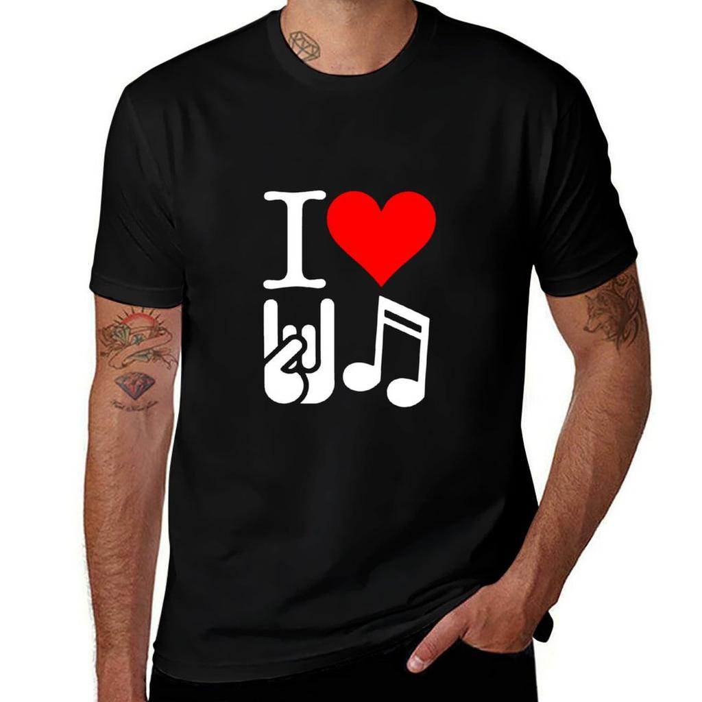 I Love Rock N Roll Essential Tshirt Breathable Travel Tshirt