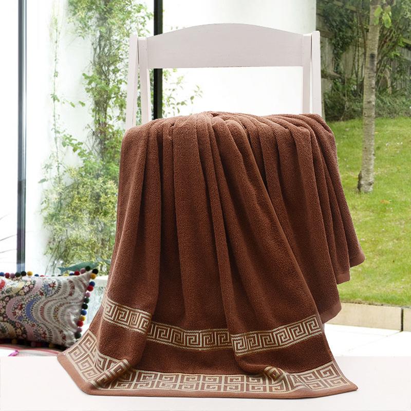 Business Cotton Towel, Thickened Absorbent Great Wall Grid Pure Cotton Towel Towel Bath Towel