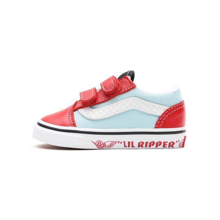 Vans Se Bikes X Old Skool Low Top Baby Sneakers Red Blue VN0A38JN3U8