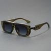 New Fashion Vintage Brand Luxury Designer Sunglasses Men Women 2026 Rectangle Steampunk Shades Glasses Oversized Cool Sunglasses