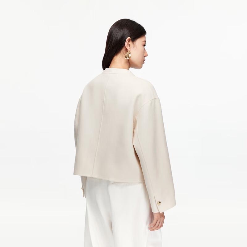 VEROMODA Women's Wool Blend Belted Short Coat