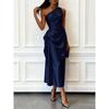 High Elasticity Satin Sleeveless Long Dress