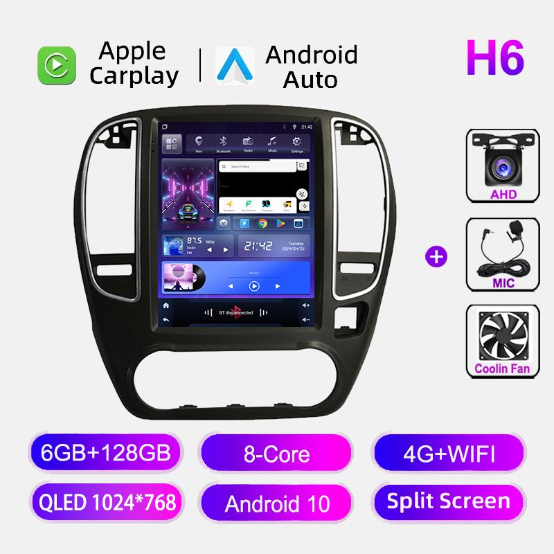 9.7" Vertical Android Radio For Nissan Bluebird Sylphy G11 2005 - 2012 Car Multimedia Player Navigation GPS Wireless Carplay