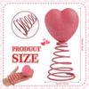 Christmas Tree Topper Romantic Heart Shaped Foam Plastic Treetop for Home Decor Wedding Anniversary Celebration